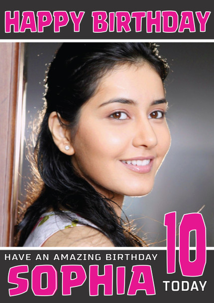 Rashi Khanna Bollywood Birthday Card