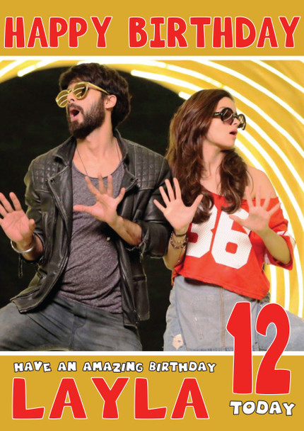 Shaandaar 2 Bollywood Birthday Card