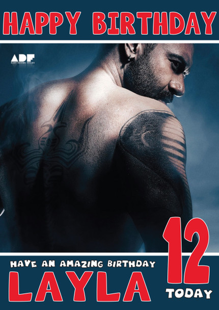 Shivaay Bollywood Birthday Card