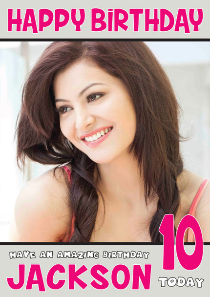 Urvashi Rautela 1 Bollywood Birthday Card