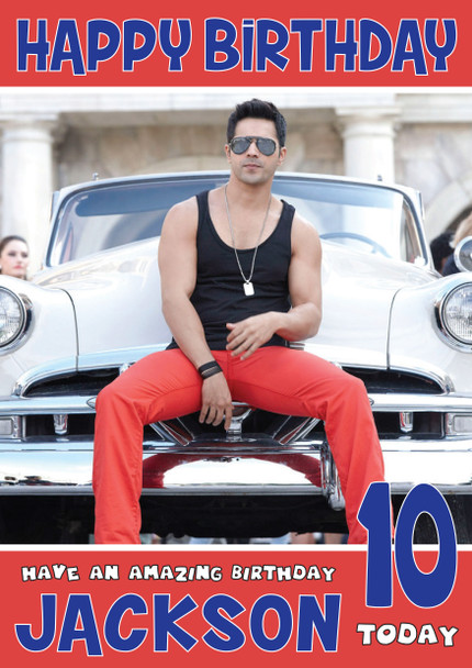 Varun Dhawan 2 Bollywood Birthday Card