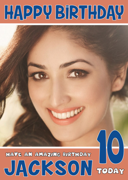 Yami Gautam 2 Bollywood Birthday Card