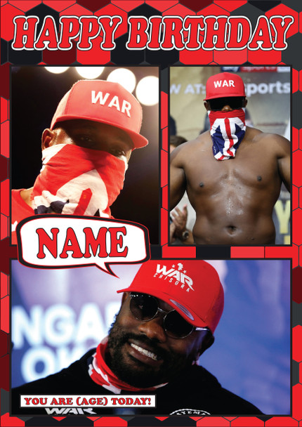 Dereck Chisora Mc1488 Birthday Card