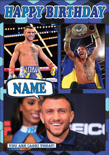 Vasyl Lomachenko Mc1462 Birthday Card