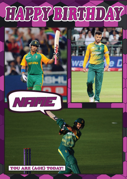 Jp Duminy Celebrity Fan Birthday Card