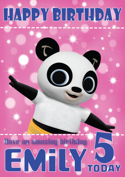 Bing 4 Kidshows Birthday Card