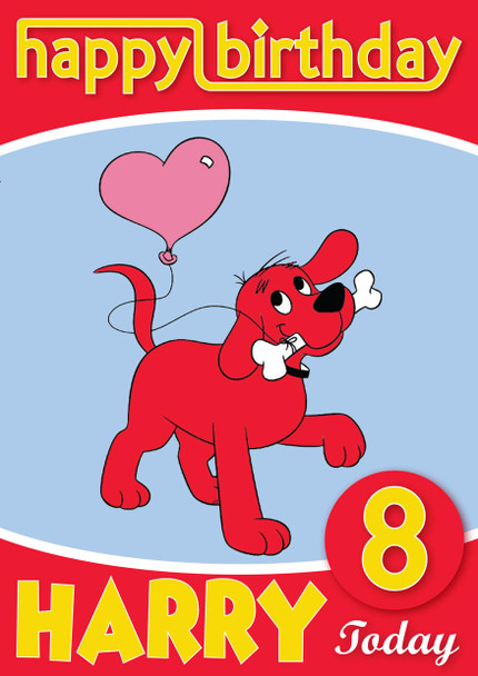 Clifford The Big Red Dog 2 Kidshows Birthday Card