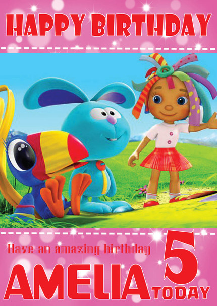 Everything's Rosie 4 Kidshows Birthday Card