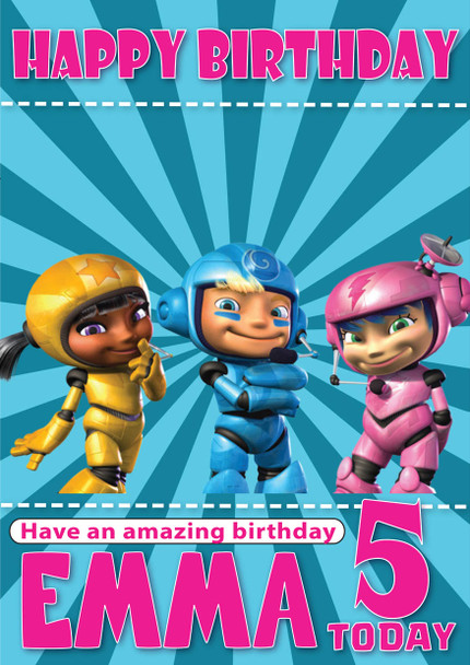 Kerwhizz 1 Kidshows Birthday Card