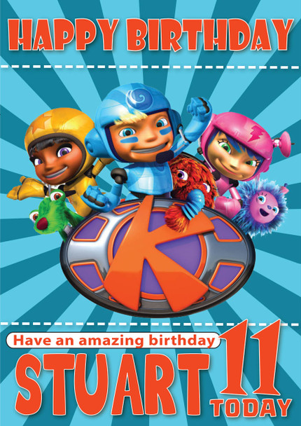 Kerwhizz 2 Kidshows Birthday Card