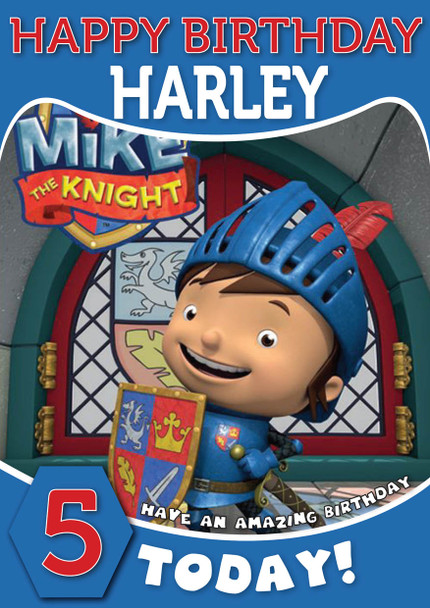 Mike The Knight 1 Kidshows Birthday Card