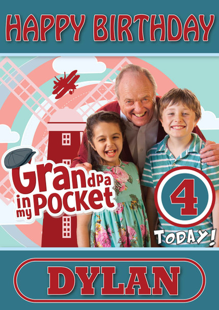 Grandpa In My Pocket 2 Kidshows Birthday Card