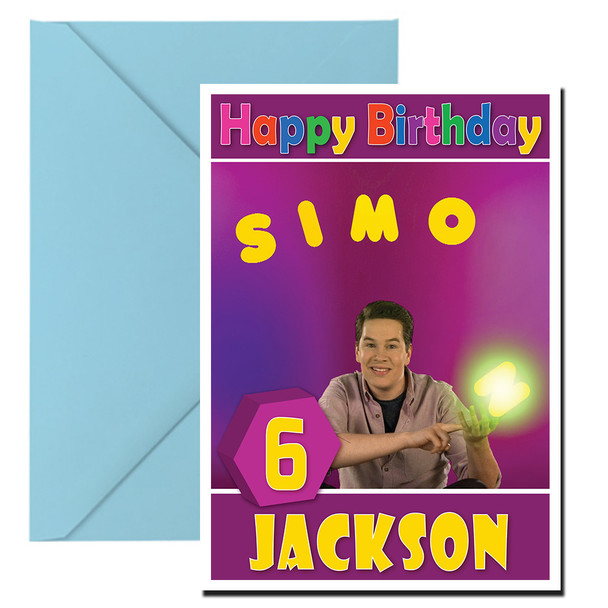 Magic Hands Kidshows Birthday Card