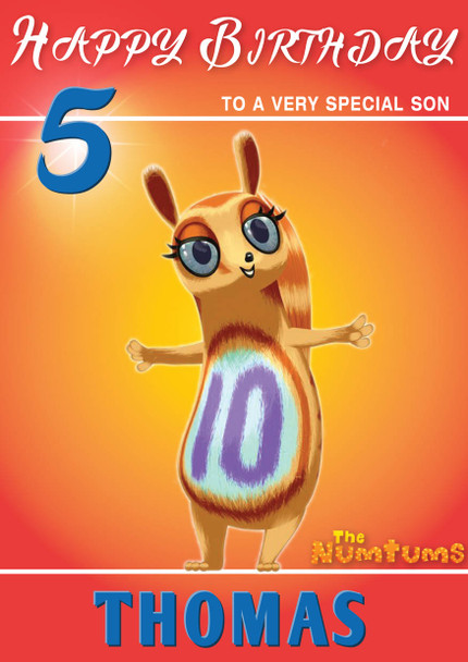 The Numtums 10 Kidshows Birthday Cards