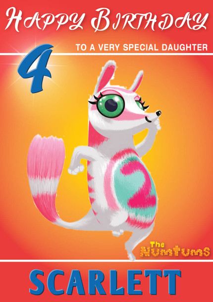 The Numtums 2 Kidshows Birthday Cards