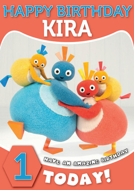 Twirlywoos 1 Kidshows Birthday Card