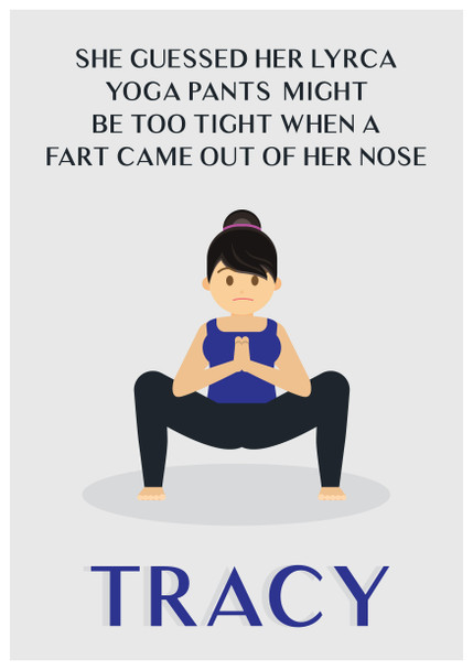 Fart Yoga Birthday Card