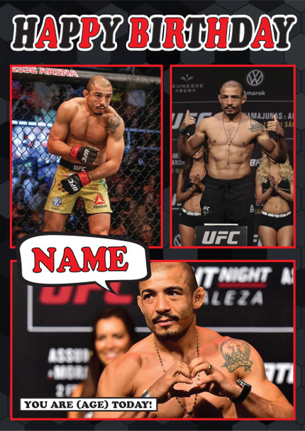 Jose Aldo Mc1100 Birthday Card