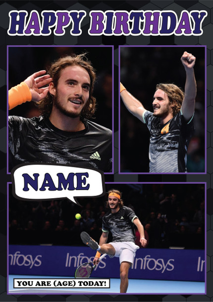 Stefanos Tsitsipas Mc1070 Birthday Card