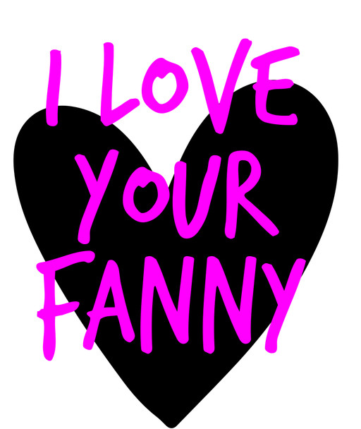 Naughty 165b I Love Your Fanny Birthday Card