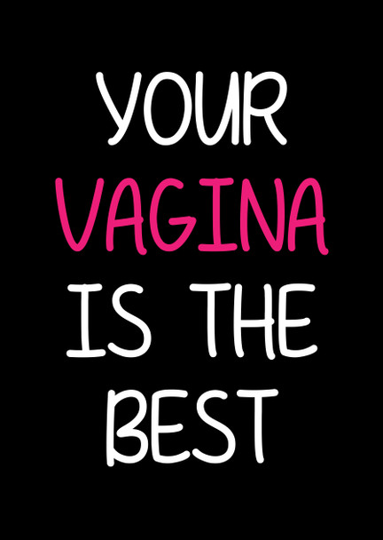 Naughty 408a Your Vagina Is The Best Birthday Card