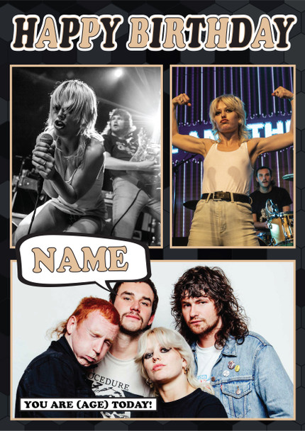 Amyl And The Sniffers Mc1455 Birthday Card