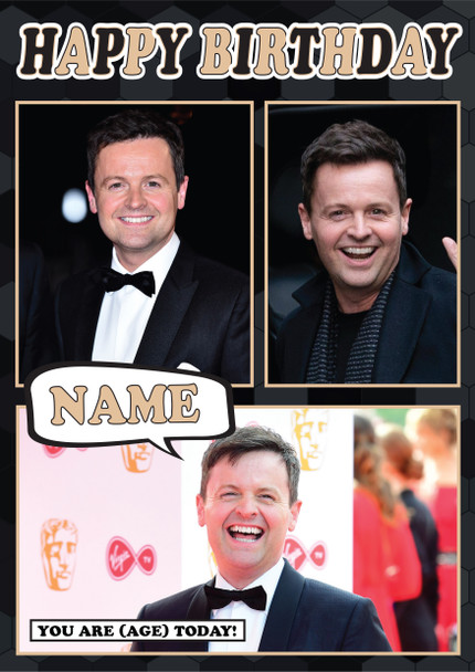 Declan Donnelly Mc1333 Birthday Card