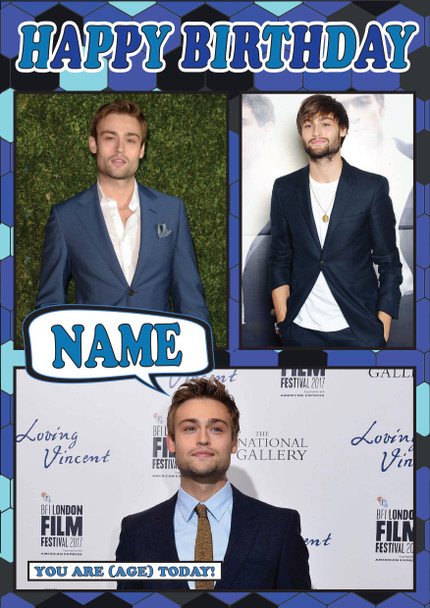 Douglas Booth Mc1232 Birthday Card