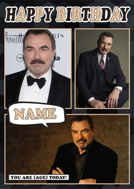 Tom Selleck Mc1268 Birthday Card