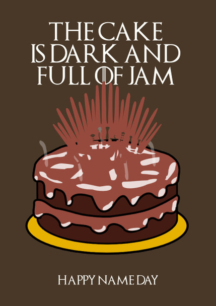 Game Of Thrones Novelty Card 3 Birthday Card