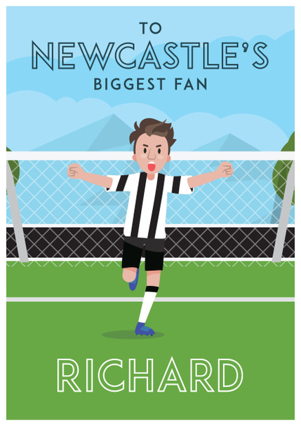Newcastle's Biggest Fan Birthday Card