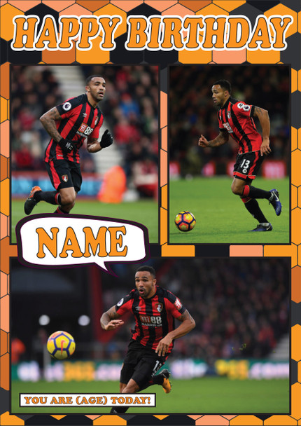 Callum Wilson Celebrity Fan Football Birthday Card