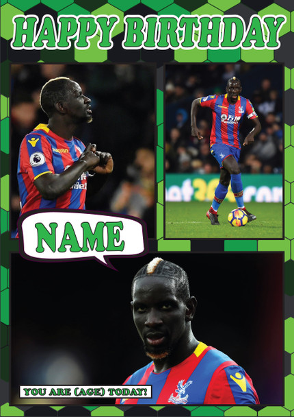 Mamadou Sakho Celebrity Fan Football Birthday Card