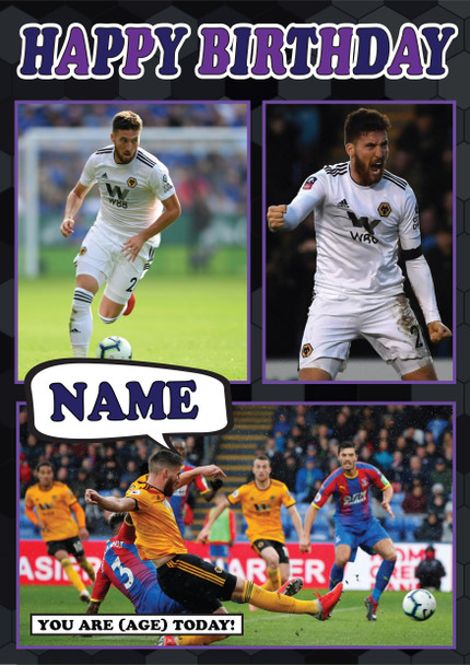 Matt Doherty Celebrity Fan Football Birthday Card