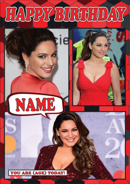 Kelly Brook Mc1298 Birthday Card