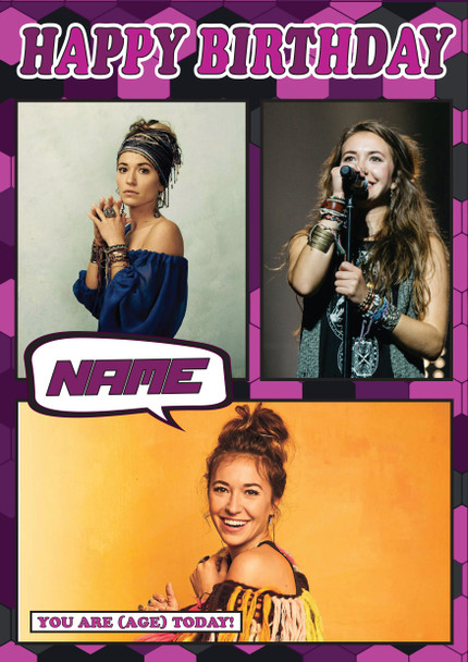 Lauren Daigle Celebrity Fan Birthday Card