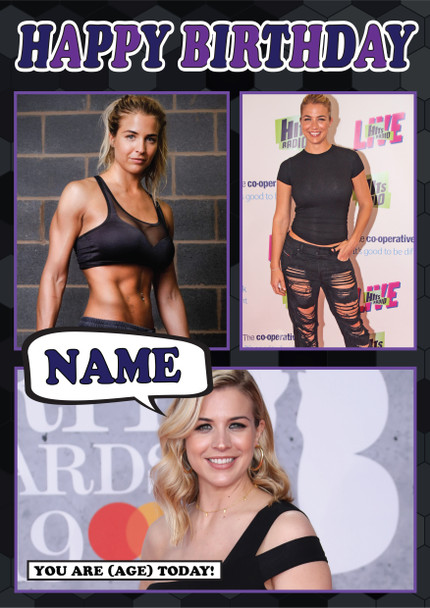 Gemma Atkinson Mc1125 Birthday Card