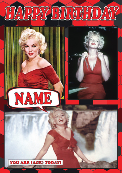 Marilyn Monroe Mc1143 Birthday Card