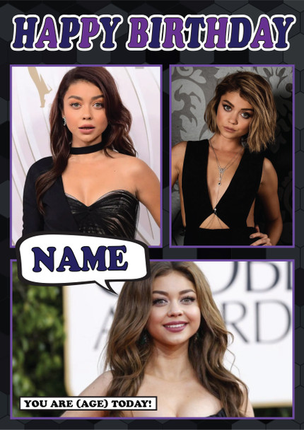 Sarah Hyland Mc1154 Birthday Card