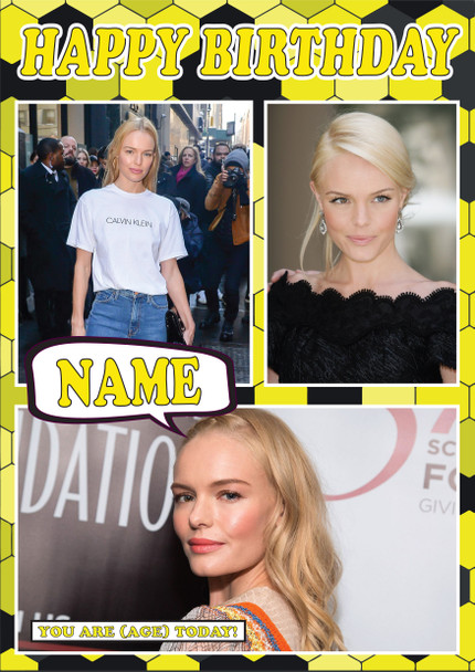 Kate Bosworth Celebrity Fan Birthday Card