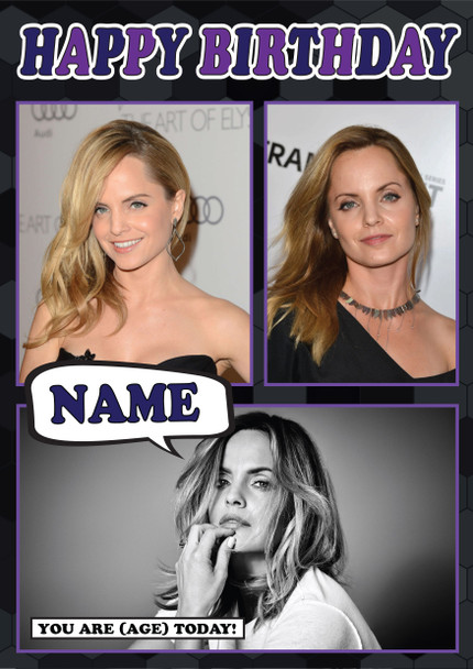 Mena Suvari Celebrity Fan Birthday Card