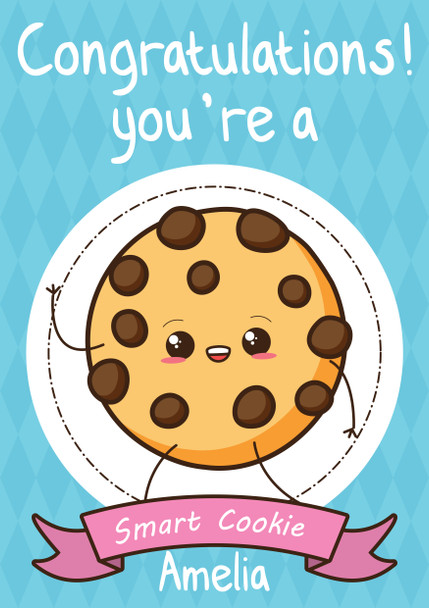 Congratulations Smart Cookie Birthday Card