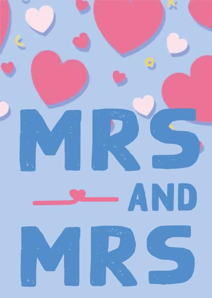 Mrs And Mrs Birthday Card