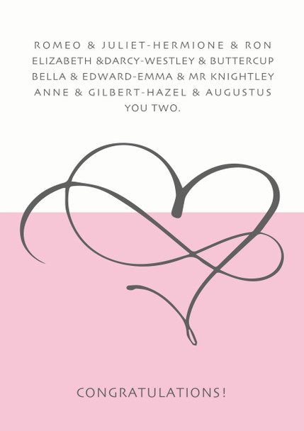 Celeb Couple And You Two Birthday Card