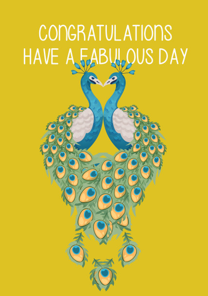 Congratulations Have A Fabulous Day Birthday Card