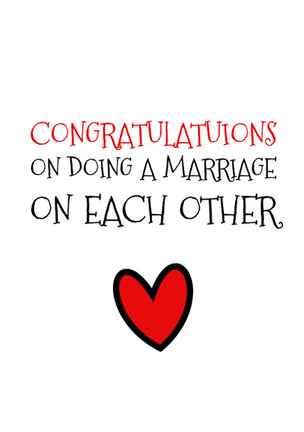 Congratulations On Doing A Marriage Birthday Card
