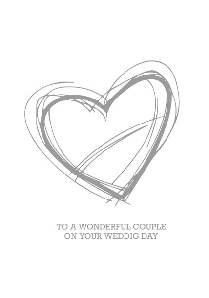 To A Wonderful Couple On Your Wedding Day Birthday Card