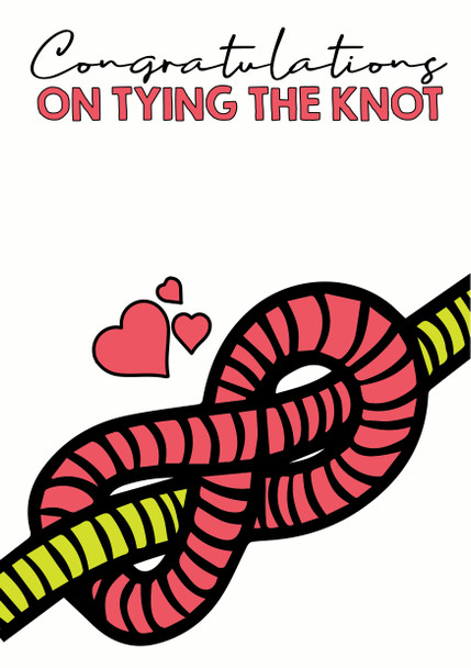 Tying The Knot Birthday Card