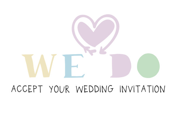 We Do Accept Your Wedding Invitation Birthday Card