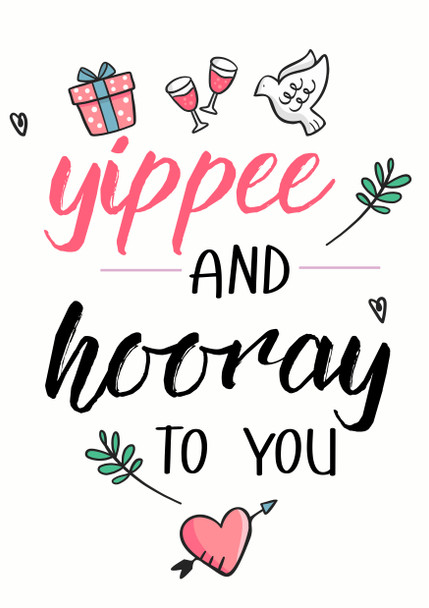 Yippee And Hooray To You Birthday Card